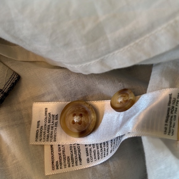 Fat Face dress black / off white lightweight size 10 USA - Picture 13 of 14